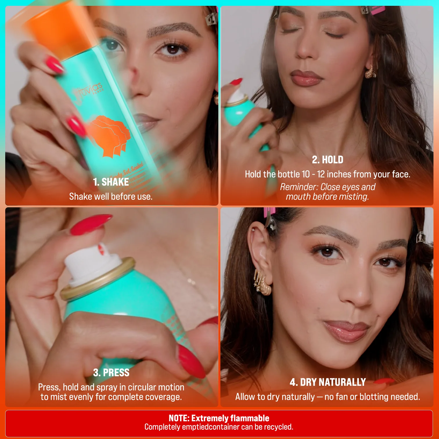 Ready, Set, Sealed Longwear Continuous Fix and Set Spray - Ultra Matte + Waterproof - Image 4